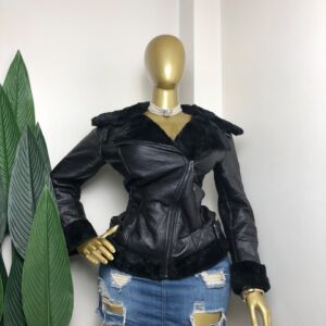 Black Leather Aviator Jacket