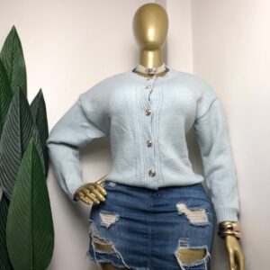 Aqua cardigan